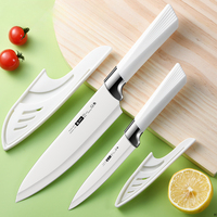 XTL-1/2pc Macaron Color Kitchen Knife, Oxygen and Rust Resistant Finish, Pure White Chef's Knife, Fruit Knife