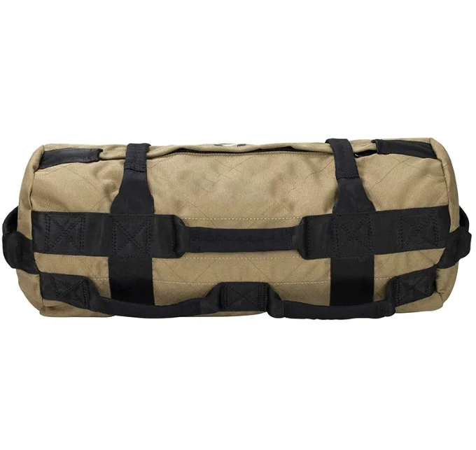 

Heavy duty strongman sandbags with handles for weight training working out