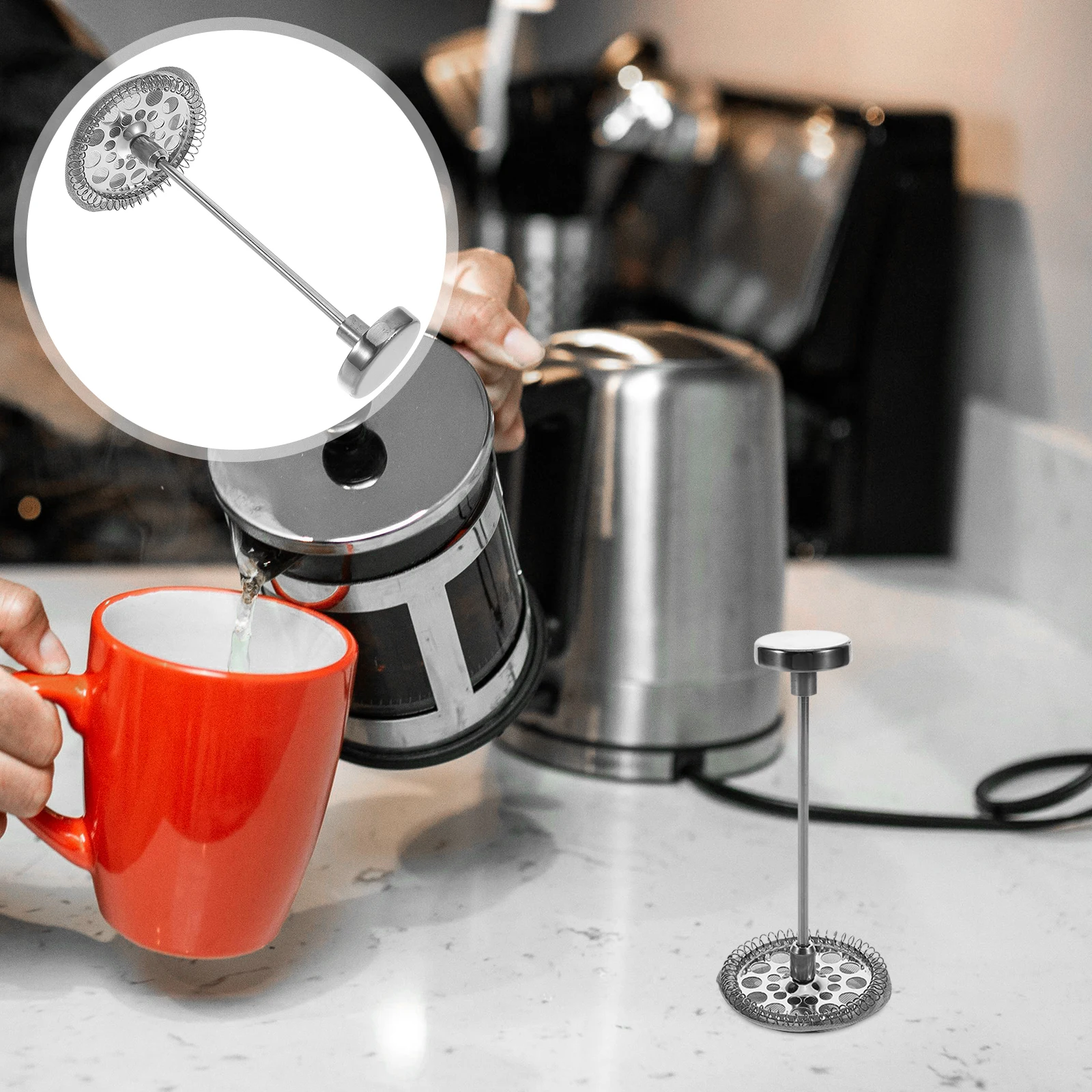 

Coffee Pot Accessories Machine Parts Maker Filter Replacement Kit Assembly Mesh Stainless Steel Screen Espresso