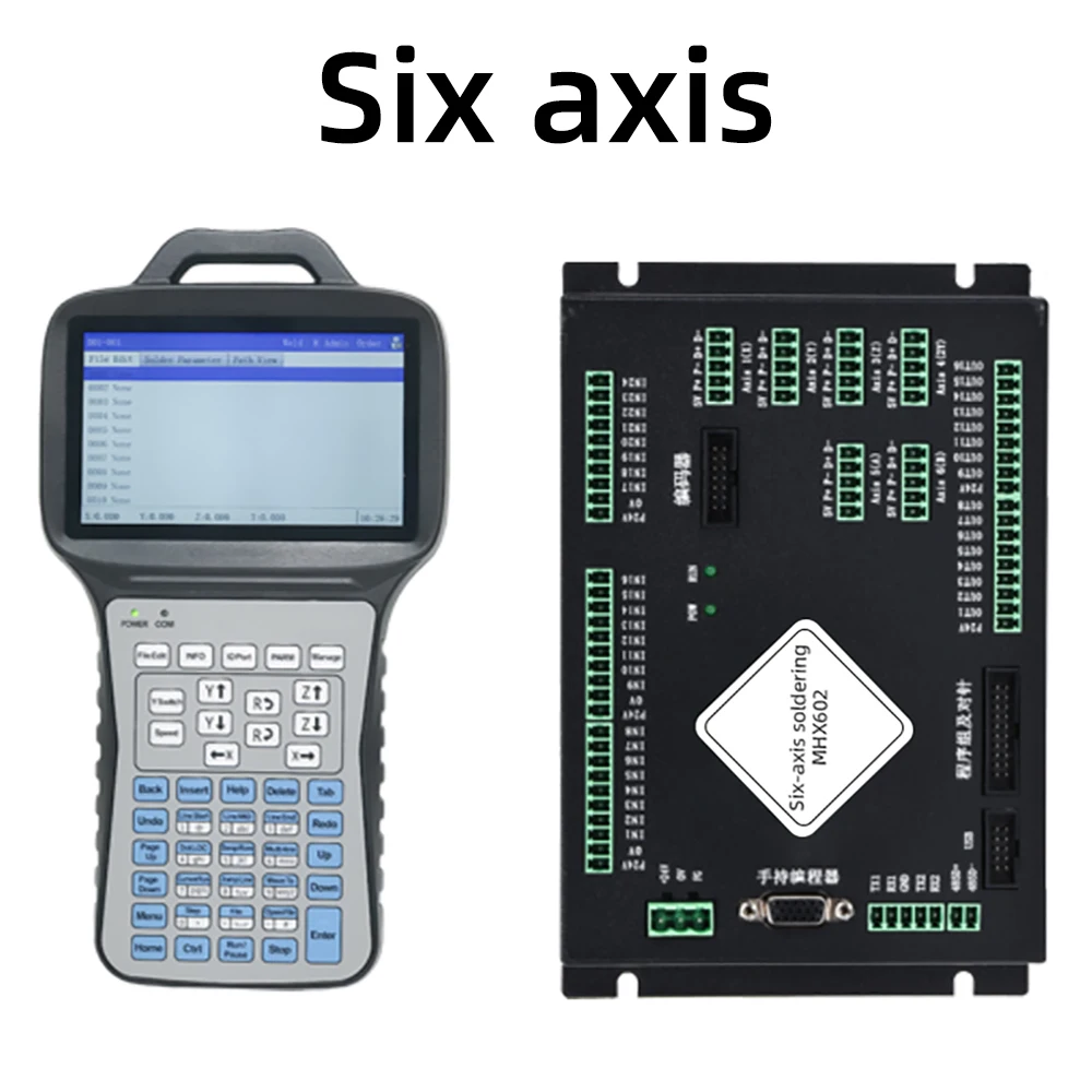 نظام التحكم في حركة اللحام الآلي ذو 6 محاور يدعم أنواع الآلات المتعددة وحدة تحكم الحركة بشاشة تعمل باللمس القابلة للتخصيص