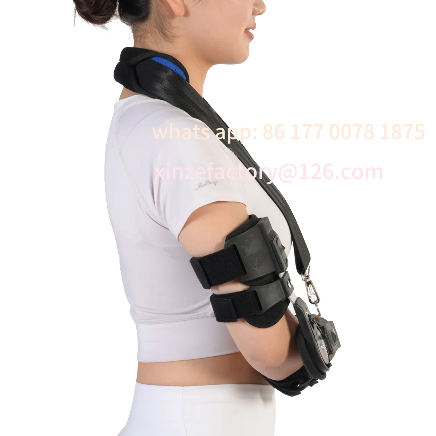 Customizable Fixation Brace ROM Hinged Shoulder Arm Sling Forarm Braces Support Splint Orthosis Sling Elbow Brace