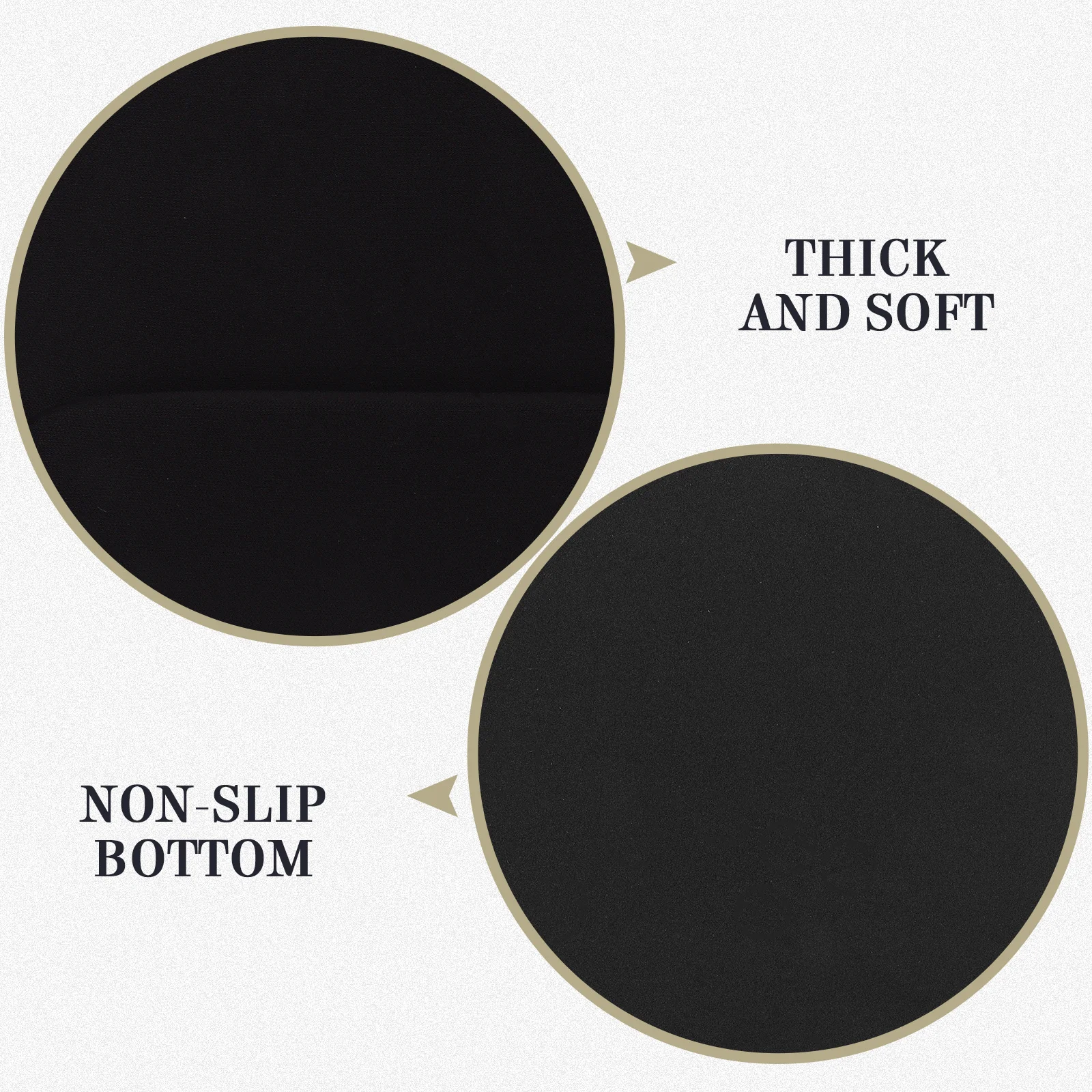 

2Pcs Mouse Pad Wrist Rest Soft Anti-Skid Comfortable Wrist Support Ergonomic Mouse Mat for Gaming Laptop Computer Desk