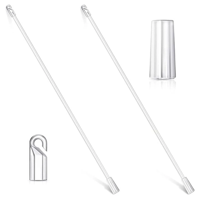 Venetian Blinds Pulling Rod with Replacement Rod Heads Set Accessory