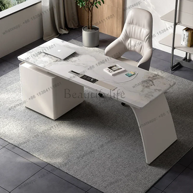 Minimalist Office Desk Table Computer Room Office Desk Supplies Accessories Improvement Mid Century Tavolino Trendy Furniture