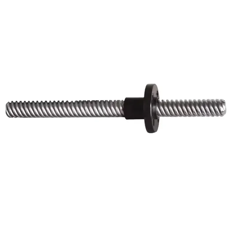 T8 Stainless Steel Lead Screw, Lead 4/2/8/10mm, OD 8mm, Pitch 2mm, Length 200-600mm, with Nylon Nut, for CNC and 3D Printers.