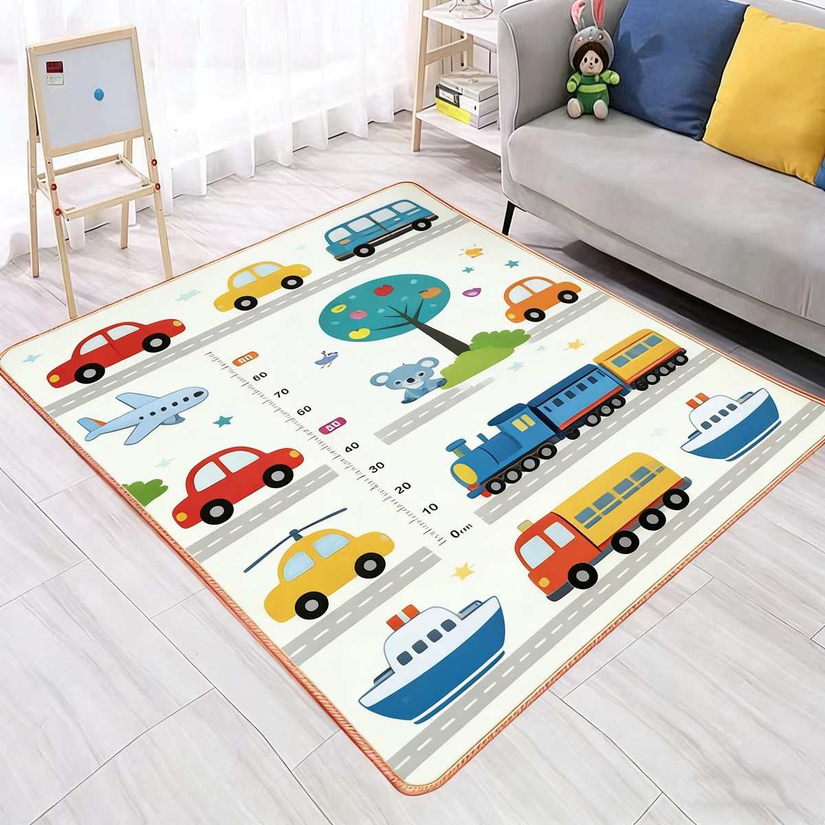 

Игровой коврик для детей 200x180/180x150/180x120 см, толстый безопасный коврик для ползания, складной коврик-ковер для игр