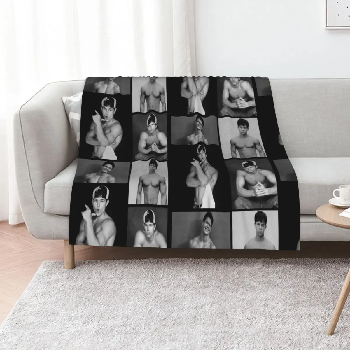 

Mark Wahlberg Collage Throw Blanket Extra Large Throw christmas decoration Kid'S Luxury Brand Blankets