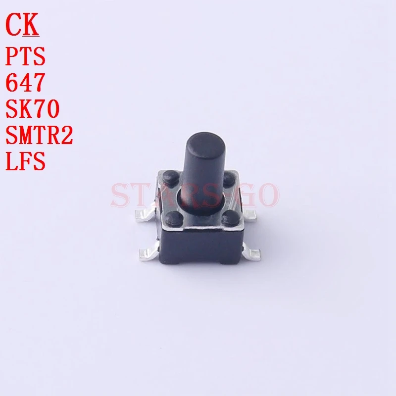 10PCS/100PCS PTS 647 SK70 SMTR2 LFS PTS 647 SN38 SMTR2 LFS Switch Element