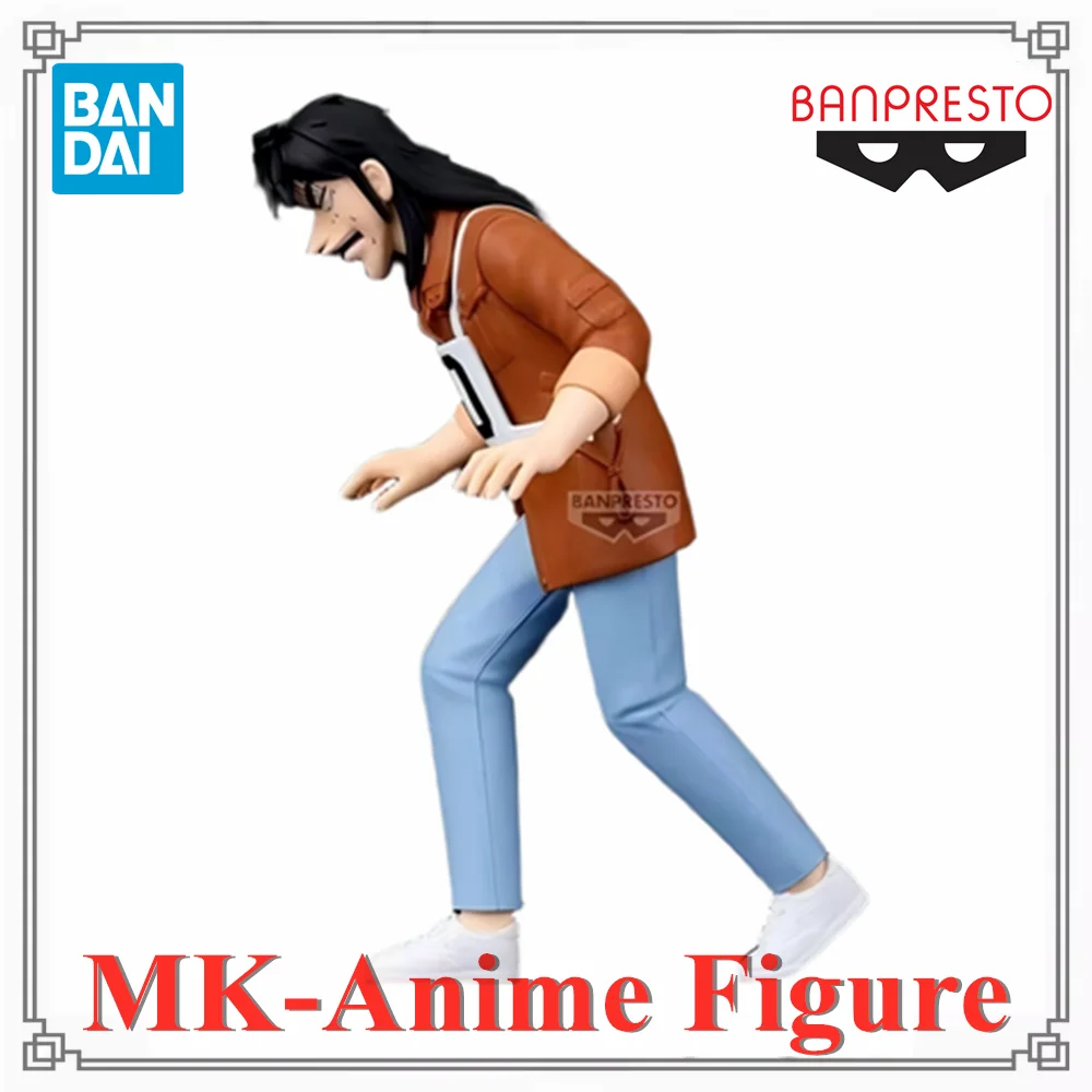 

Оригинальный BANDAI Tobaku Mokushiroku Kaiji Itou Kaiji (Ten no jigoku doko demo tekkotsu watari!) Аниме Фигурки Модель ПВХ