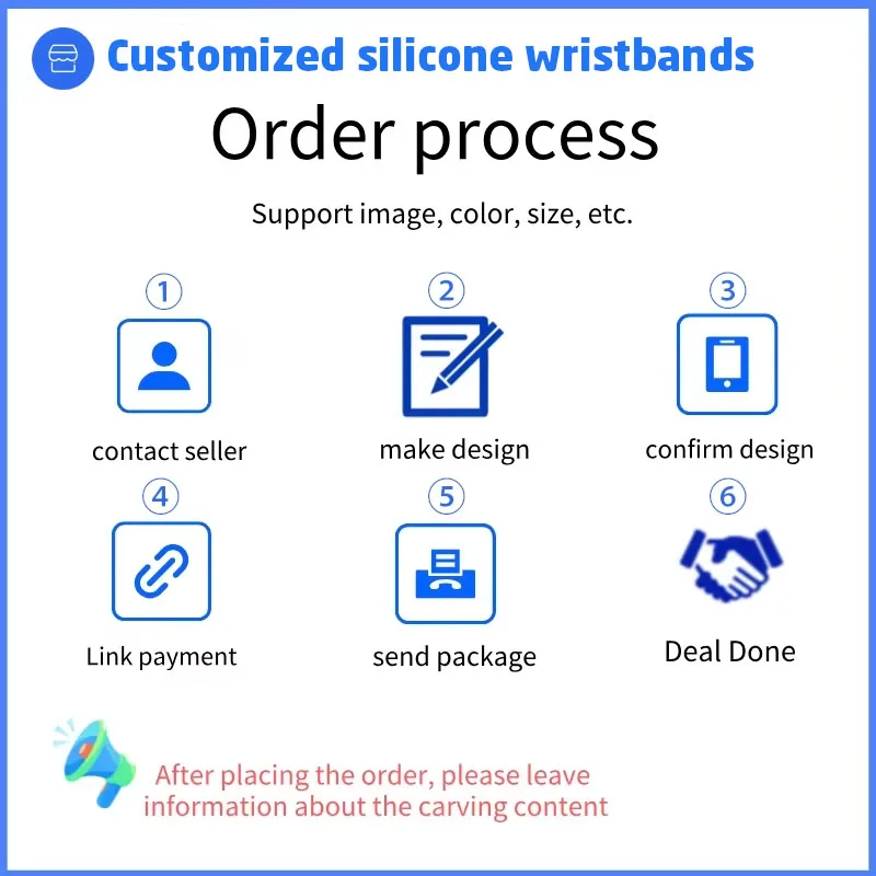Personalized DIY Logo Couple Silicone Bracelets, Anti-Lost