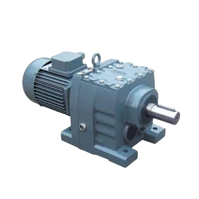 

Hot Sale R Series K47 Electric Motor Transmission Gearbox Bevel Gear Reducer with Helical Gearing Arrangement for Industrial Use