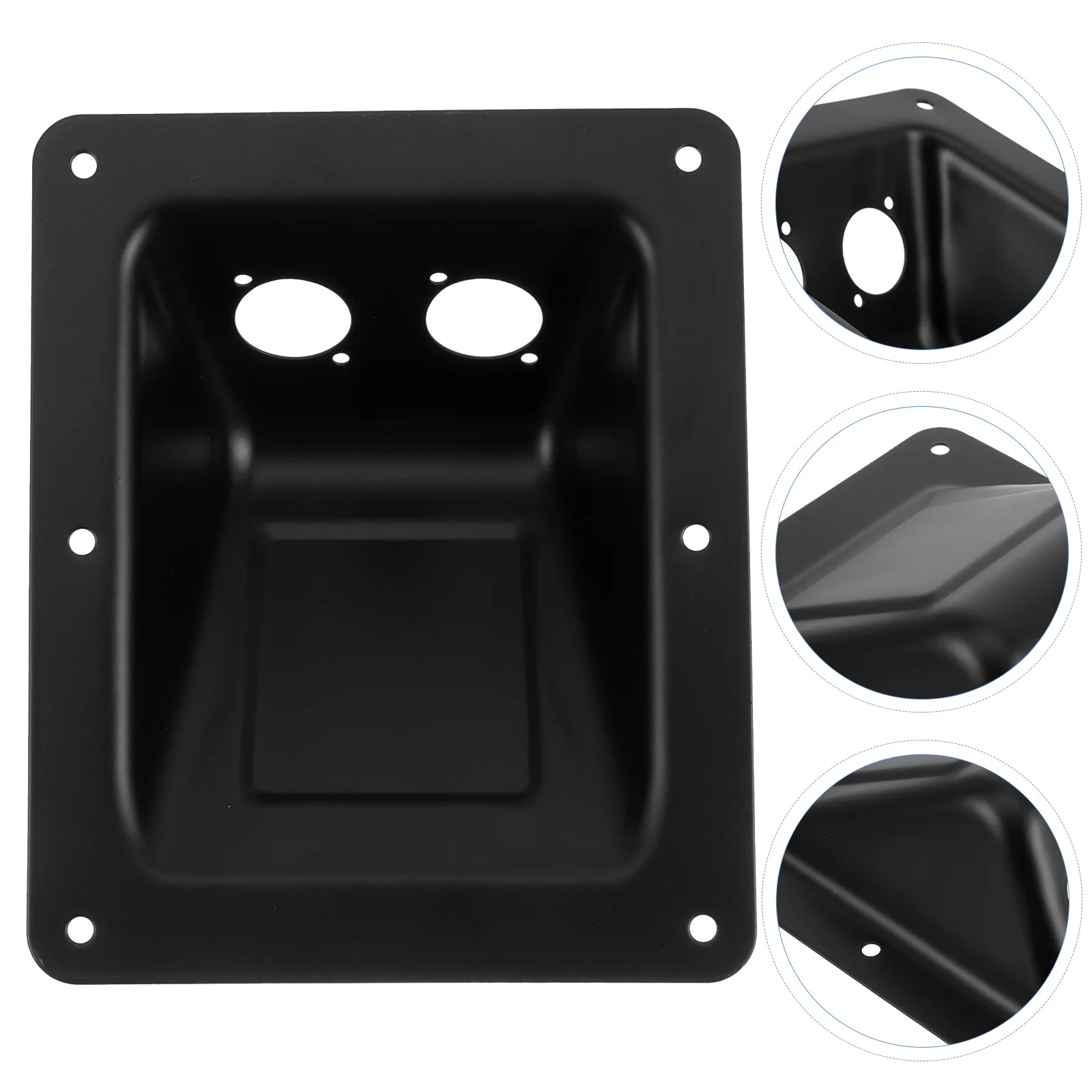 Sound Bar Stage Speaker Accessories Wire Wall Plate Connector Holder Panel Part Accessory Black