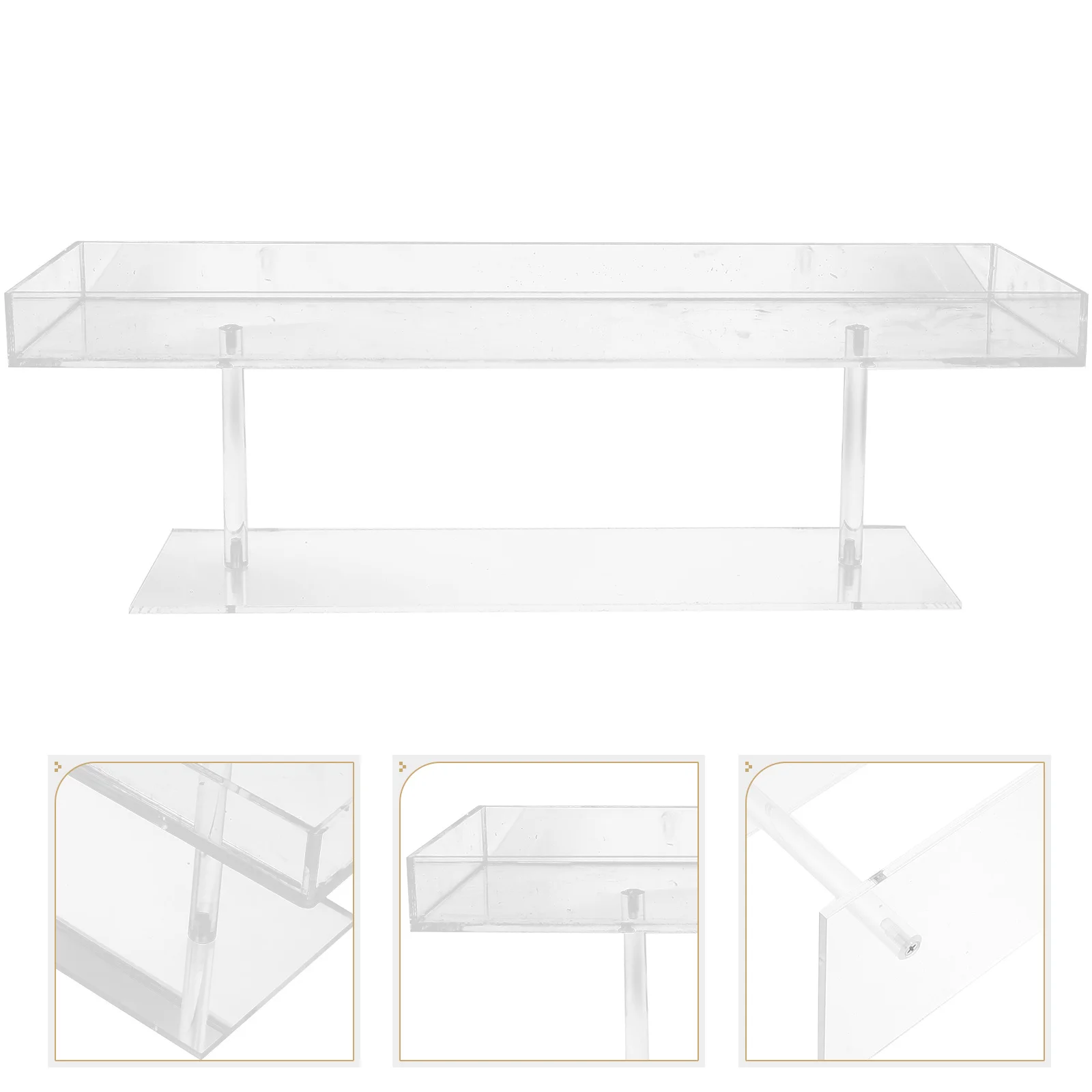 

Съемная акриловая подставка для дисплея, держатель для торта, парфюмерии, стеллаж для хранения, прозрачная полка для дисплея, подставка для косметики, ювелирных изделий, дома