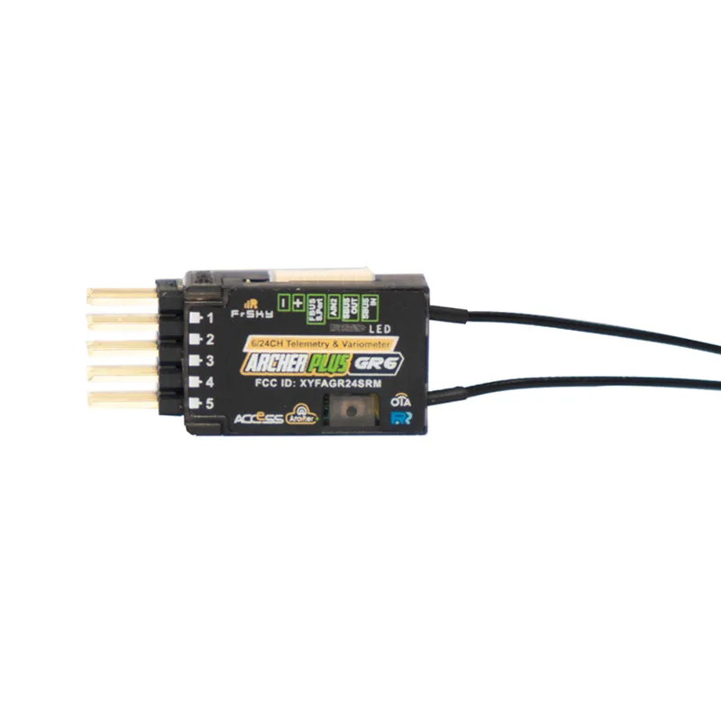 

Frsky Archer Plus GR6 / GR6FB 2.4GHz 2.4G Receiver ACCESS / ACCST D16 anti-RF-Interference Supports basic Black-Box function