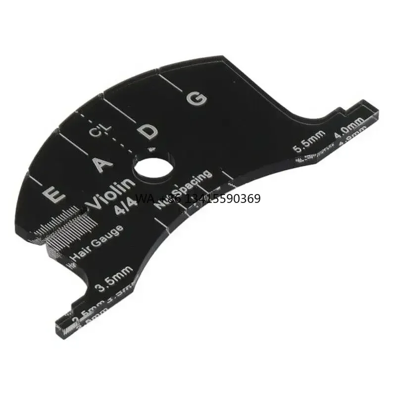 

Violin Bridges Multifunctional Mold Template 4/4 Violin Bridges Ruler Repair Reference Fingerboard Scraper Making Luthier Tool