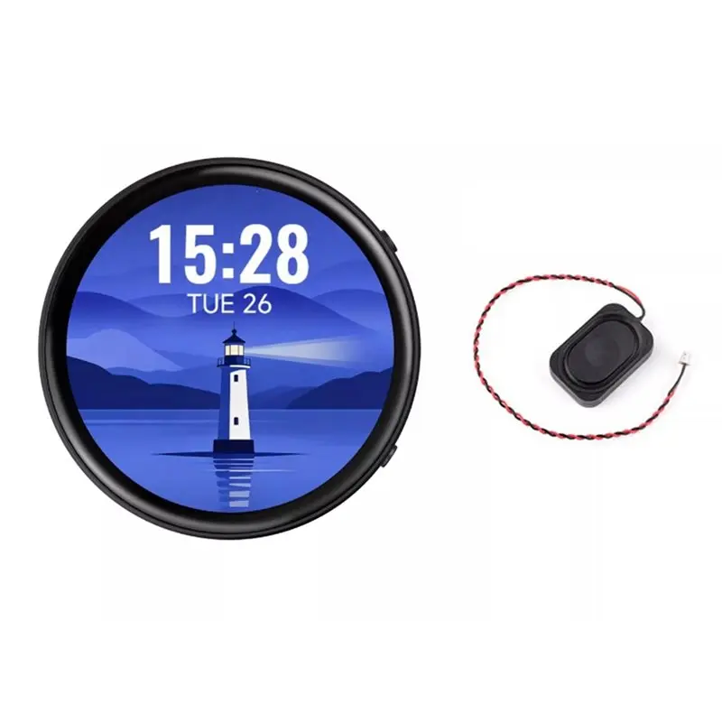 

AA08-T5-E1 1.75Inch AMOLED Round Touch Display AI Voice Chat Robot Development Board Supports Tuya Open