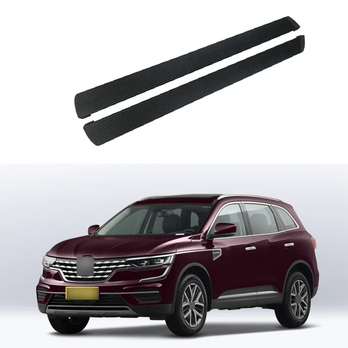 Retractable Power Running Boards, Anti-Pinch Electric Side Steps with Motor for Renault Koleos SUV, Powder Coated Aluminum Alloy