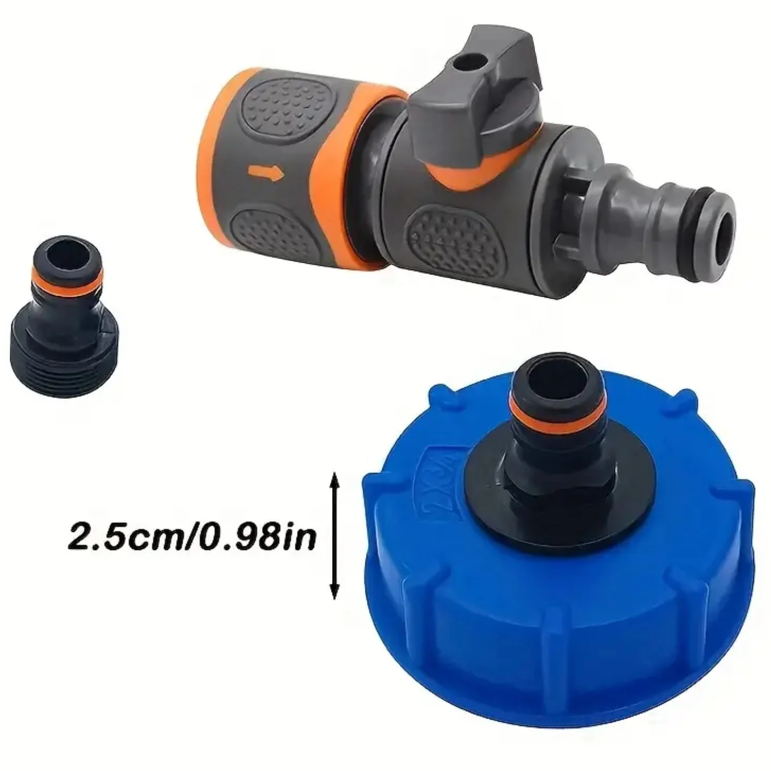 Adattatore di riempimento del serbatoio dell'acqua per camper con connessione rapida resistente alla rottura per camper e camper Adattatore in plastica durevole per roulotte