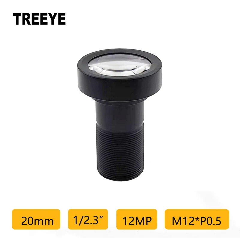 

HD 4K 12MP 20mm M12 Lens 1/2.3" F1.8 CCTV Camera Lens Drones Aerial Photography UAVS Sports Racing Camera Lens Telephoto Lens