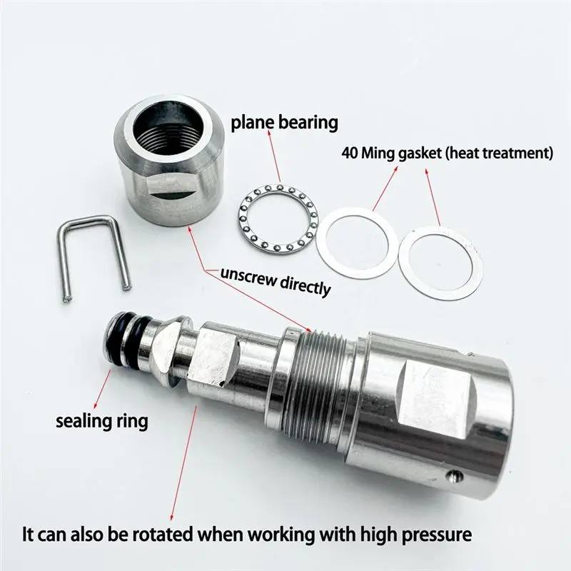 Customer Favorite High Pressure Washer Pipe Connector Pressure Hose 360 Degree Rotation Connector Anti-Tangle Swivel