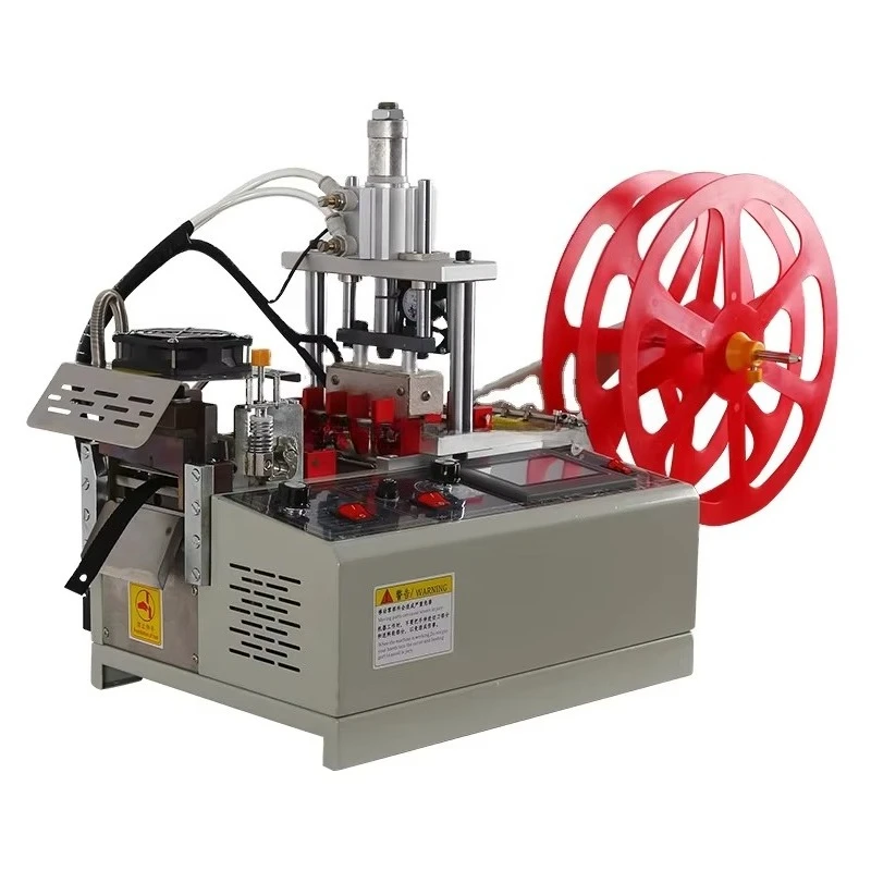 

Automatic Ribbon Webbing Punching Tape Adjustable Distance Punch Hole Cutting Machine