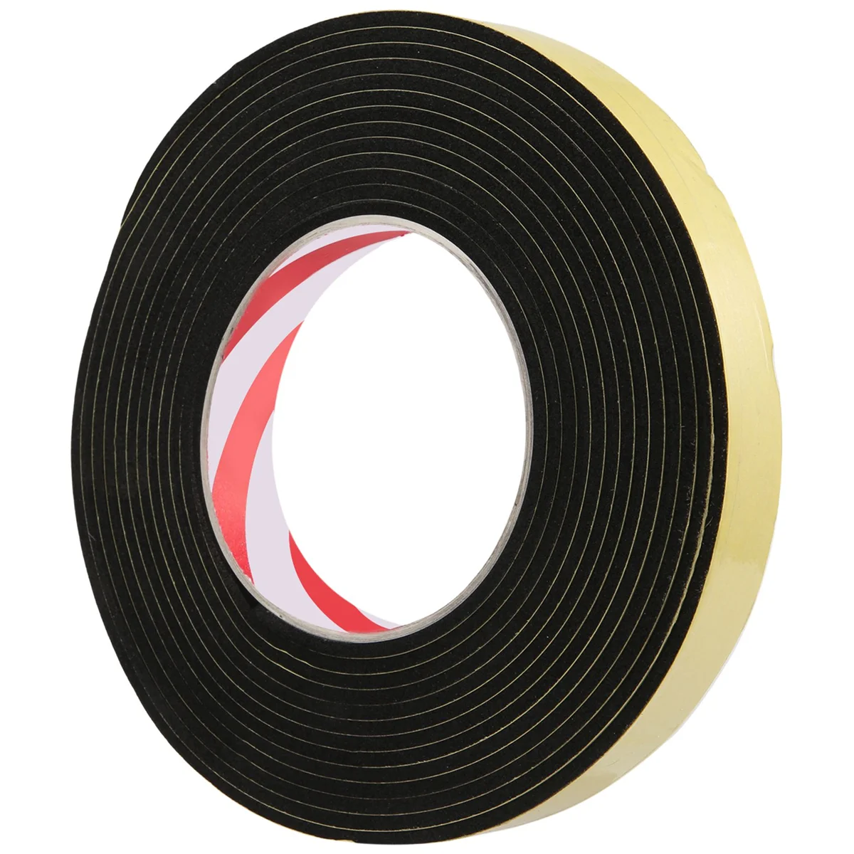 5m Black Single Sided Self Adhesive Foam Tape Closed Cell 20mm Wide x 3mm Thick