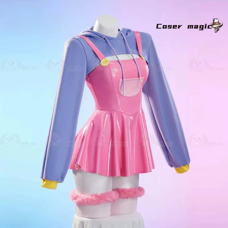 

Костюм для косплея Жака из «Удивительного цифрового цирка», платье-комбинация «Кролик», для Хэллоуина и Рождества, женский, для ролевых игр