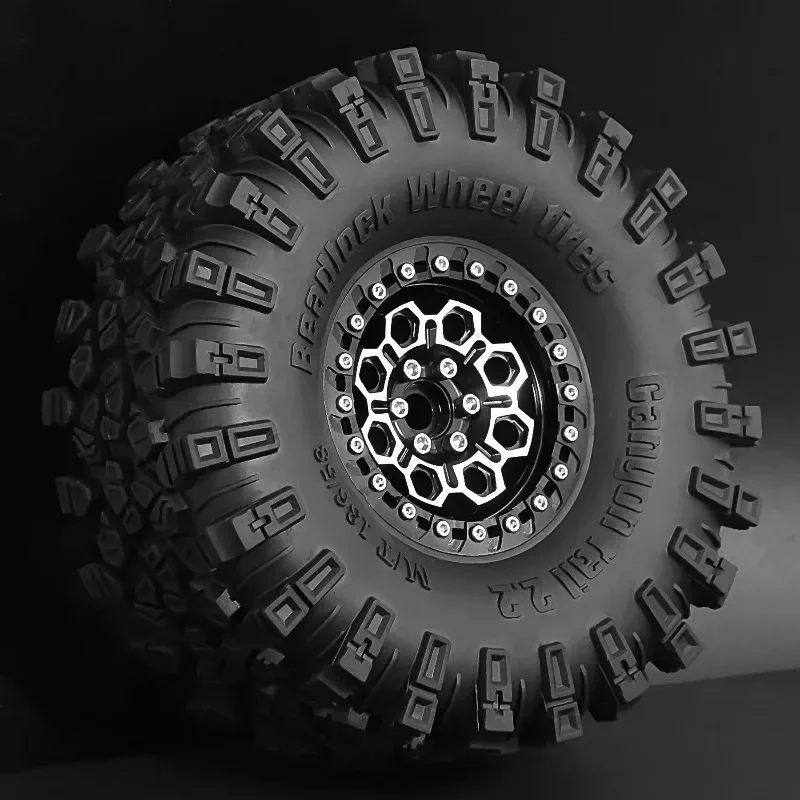 ล้อ Beadlock ขนาด 2.2 นิ้ว สำหรับรถ RC ขนาด 1/8 รุ่น Wraith 90018 90053 90048 Hammer Rey 4WD TRX-4 TRX-6 SCX10 D90