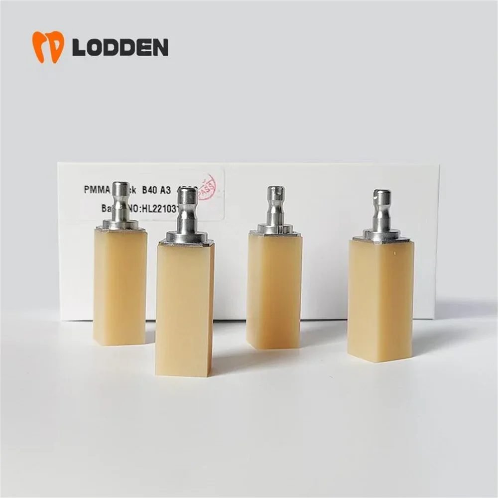 4pcs PMMA Blocks for Cerec Sirona B40 Dental Lab Sirona Resin Block for Temporary Crown Bridge CAD CAM Dentist Lab Materials