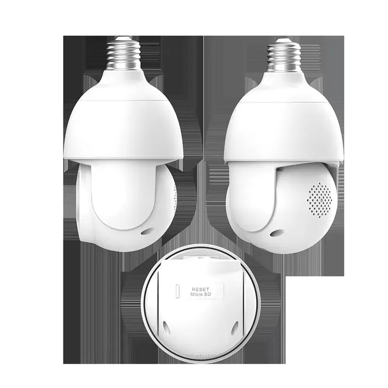 STLF 1080P 3MP 4MP Light CCTV Outdoor Wireless WiFi ICSee Tuya Smart Bulb PTZ Bulb 360 Wifi Security Bulb