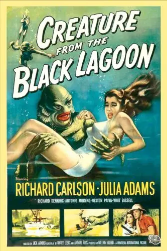 Creature From The Black Lagoon Poster or  A Metal Tin Sign 12 x 18