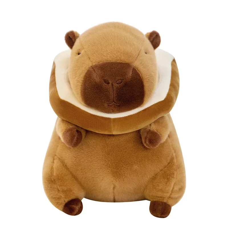 Capivara brinquedo de pelúcia animal de pelúcia macio abraçando capivara ornamento brinquedo de pelúcia boneca para crianças adultos presente aniversário decoração para casa