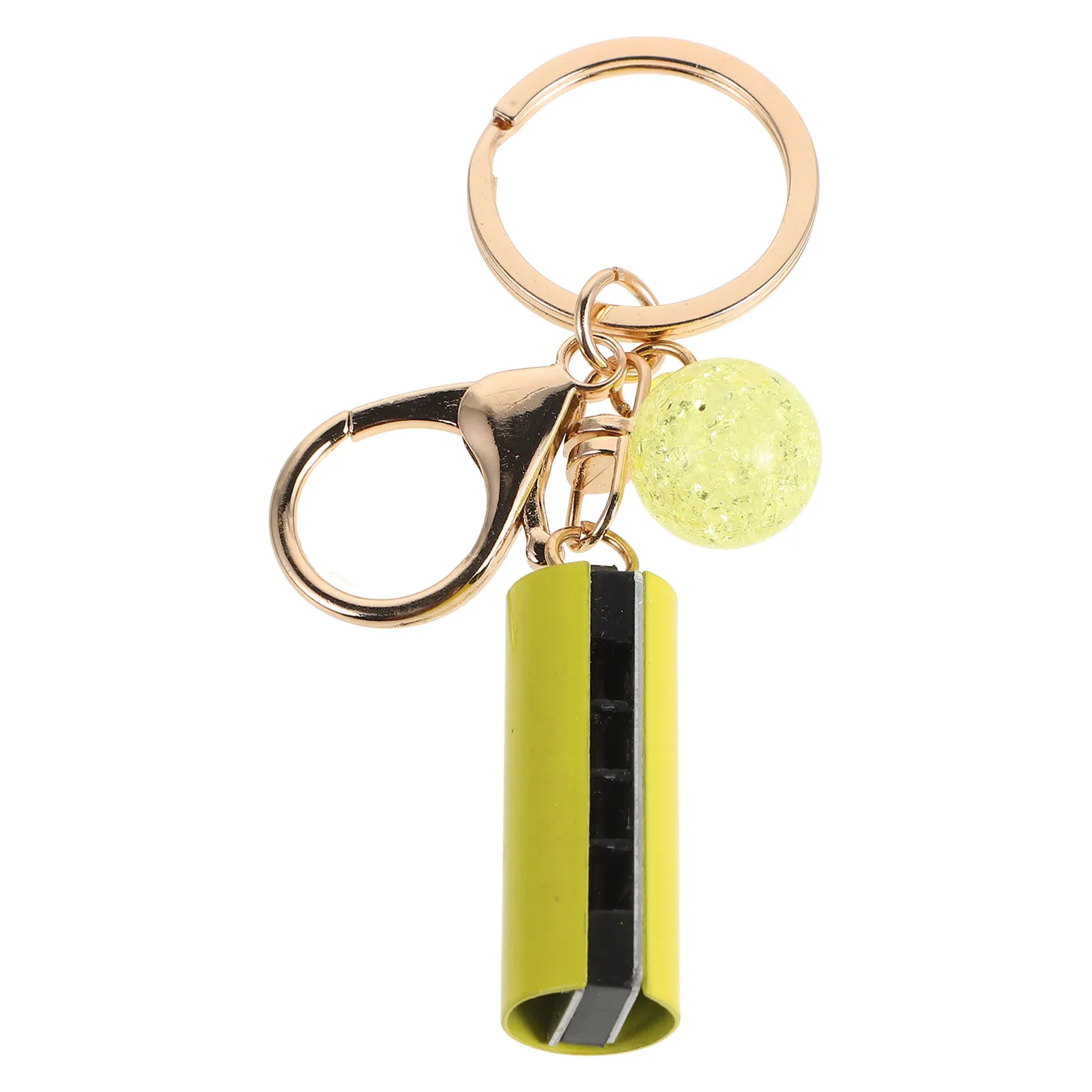 

Small Harmonica Keychain Ring Pendant Wallet Yellow Keychains Mini Backpack Child