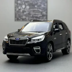 1:30 Subaru Forester SUV Alloy Muscle Car Model Sound and Light Pull Back Children's Toy Collectibles Birthday gift