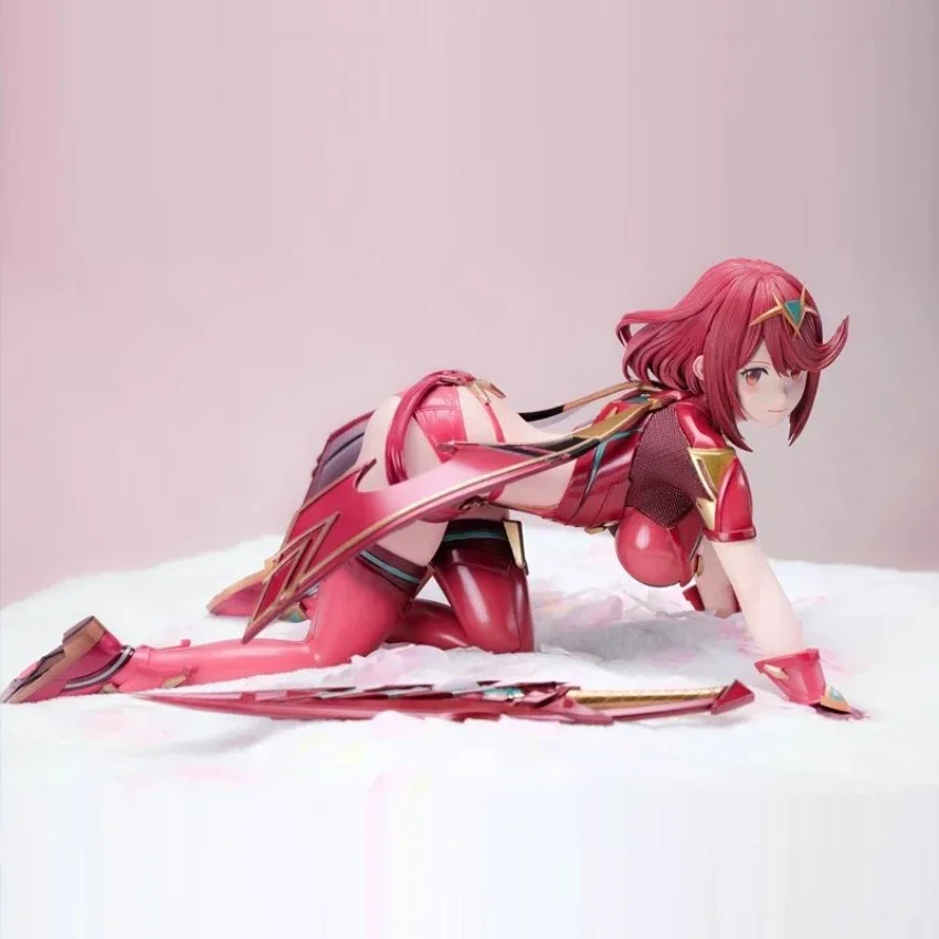 33CM Xenoblade Chronicles Action Figure 2 Pyra and Mythra Game Girl PVC Figurine Statue Model Toy Collection Desktop Decor Gifts