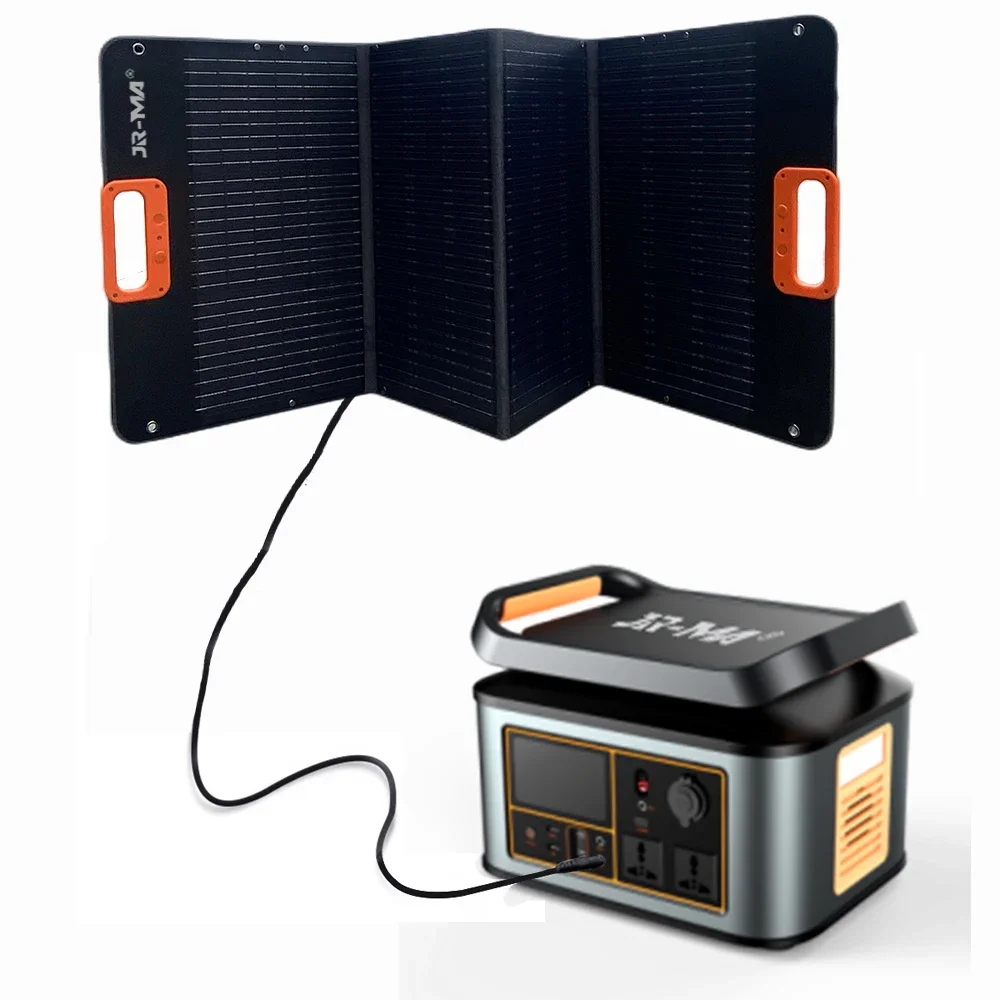 Solar Generator 1000W Solar Panel Portable Power Station for Camping Tent Outdoor Power Generator