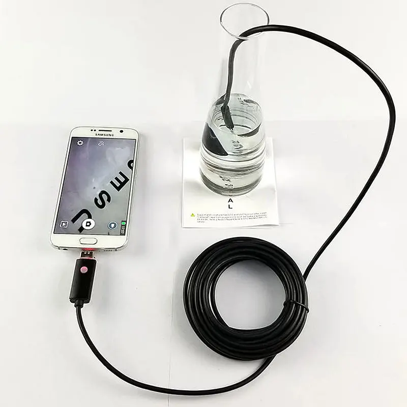 Android Micro USB Endoscope Camera Air Conditioning Auto Car Engine Check Sewer Pipe Inspeciton Unknow Place Explore Kamera