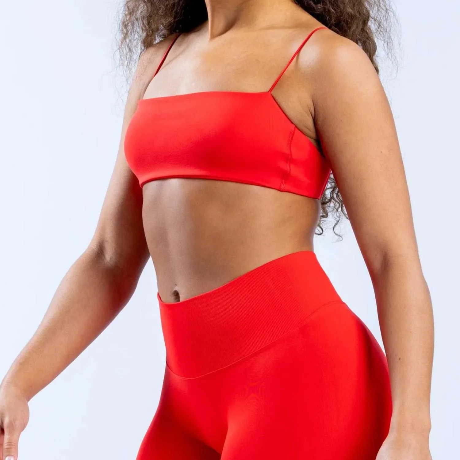 Strap Women Seamless Strappy Back Yoga Bra Medium Support Gym Crop Top Padded Sports Bra Fitness Top Wrap The Chest image 6