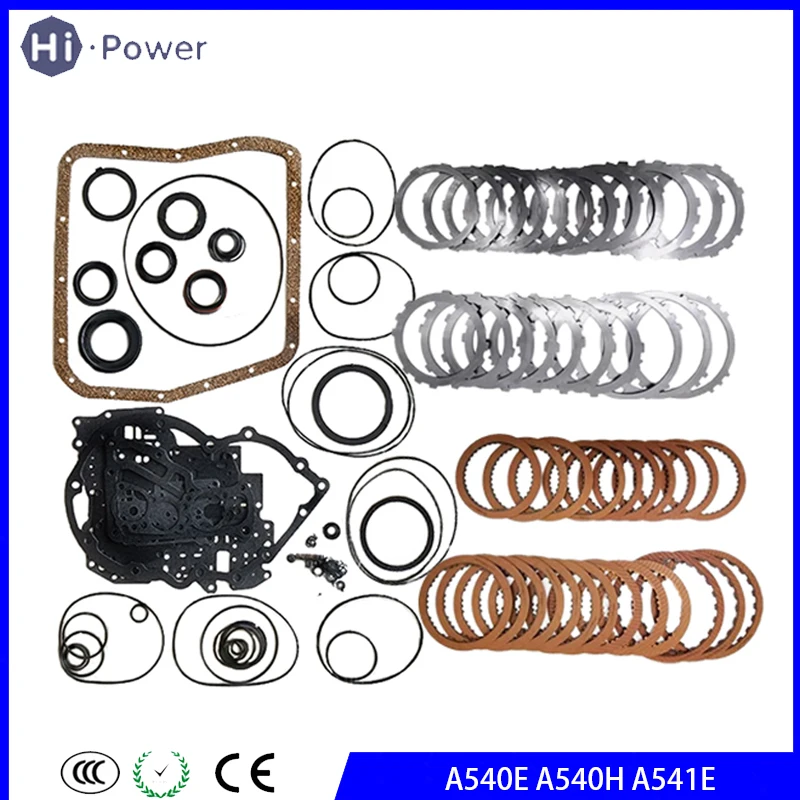 

A540E A540H A541E Комплект для капитального ремонта диска сцепления трансмиссии для TOYOTA LEXUS Ремонтный комплект фрикционной стальной пластины A540