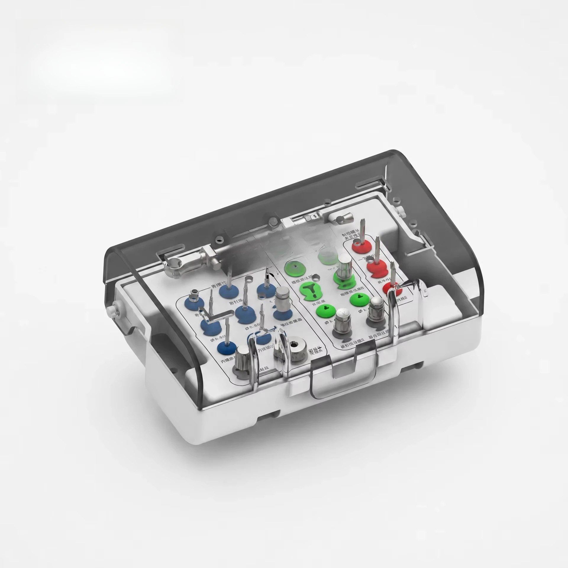 Stainless Steel Dental Rescue Instrument Set for Stripped Screws, Abutments and Implant Retrieval