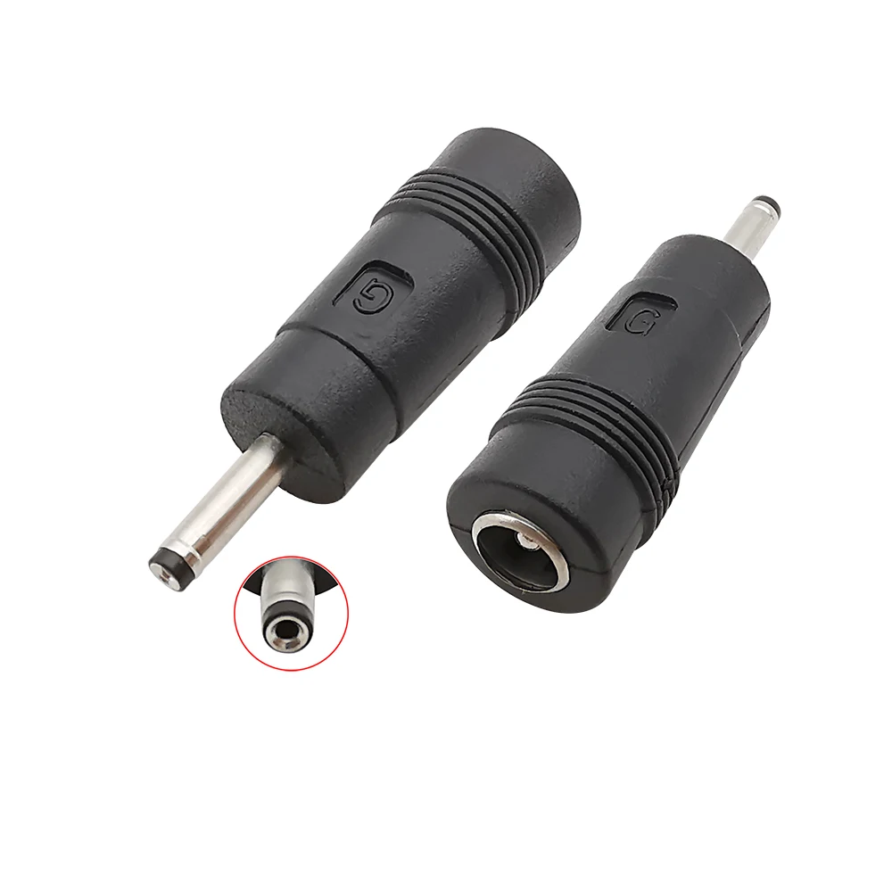 DC 5.5 x 2.1 mm Female to 3.0 x 1.1 mm Male DC Power Supply Adapter Connector Plug Jack Converter for Laptop Charging