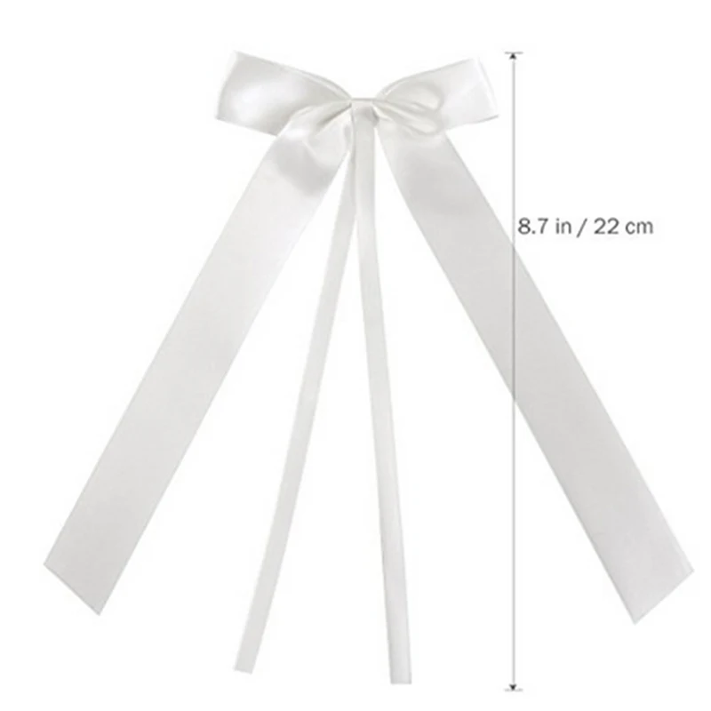 50Pcs Bowknots Ribbon Delicate Wedding Pew End Decoration Bow Knots Ribbon Bows Party Cars Chairs Decoration Bowknots