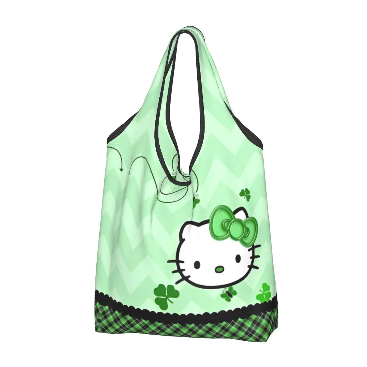 

Сумка-шоппер Hello Kitty, сумки для колледжа, женская дизайнерская сумка на плечо, тканевая сумка в стиле ретро