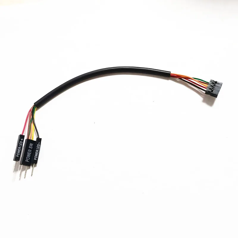 2.0MM 5PIN 7pin do 2.54MM 6PIN kabel Reset Power SW przełącznik HDD LED do płyty głównej DELL