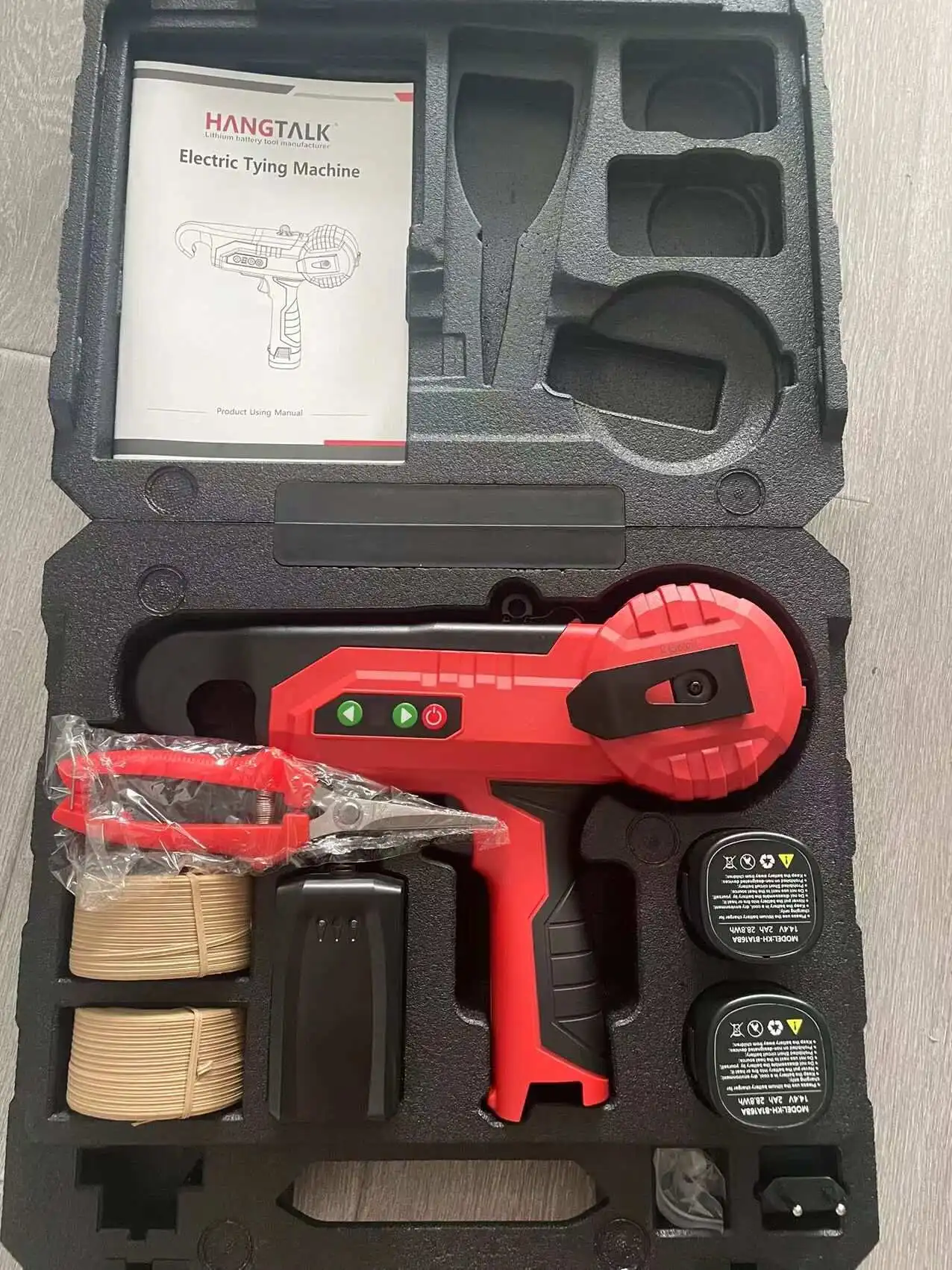 2025Garden 25mm المحمولة 8 ساعات آلة ربط تعمل بالبطارية اللاسلكية الكهربائية لفروع الكرم والفروع المطعمة