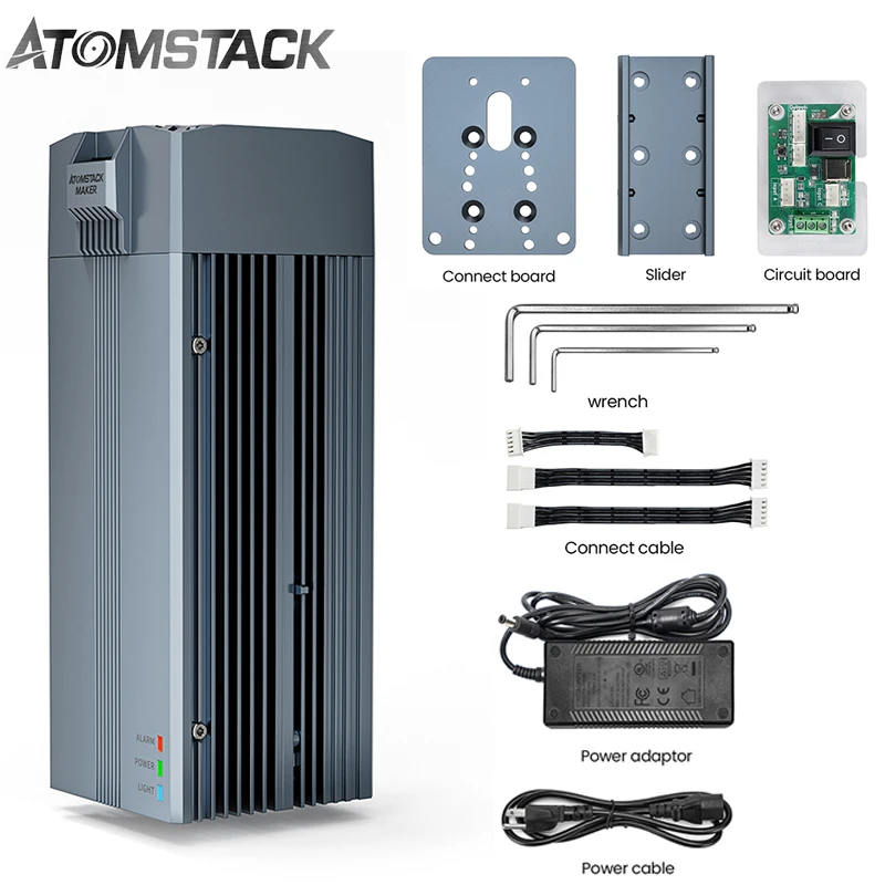 Atomstack R30 V2 Infrared Laser Module Industrial Grade 1064nm Suitable For Metal Plastic Cnc Laser Engraving Machines