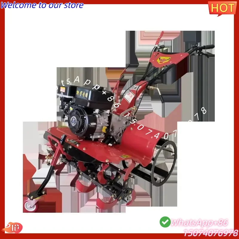 2026 170F All Gear Transmission Weeding Rotary Tillage Mini Power Tiller Cultivator for Paddy Field and Dry Land