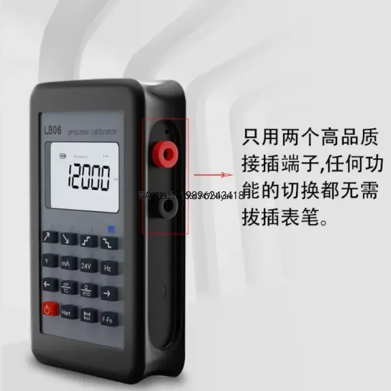 Wmwmnu For LB06 Multifunction Process Calibrator HART MODBUS RTU Communicator PT100 4-20mA 0-10V Frequency Signal Tester