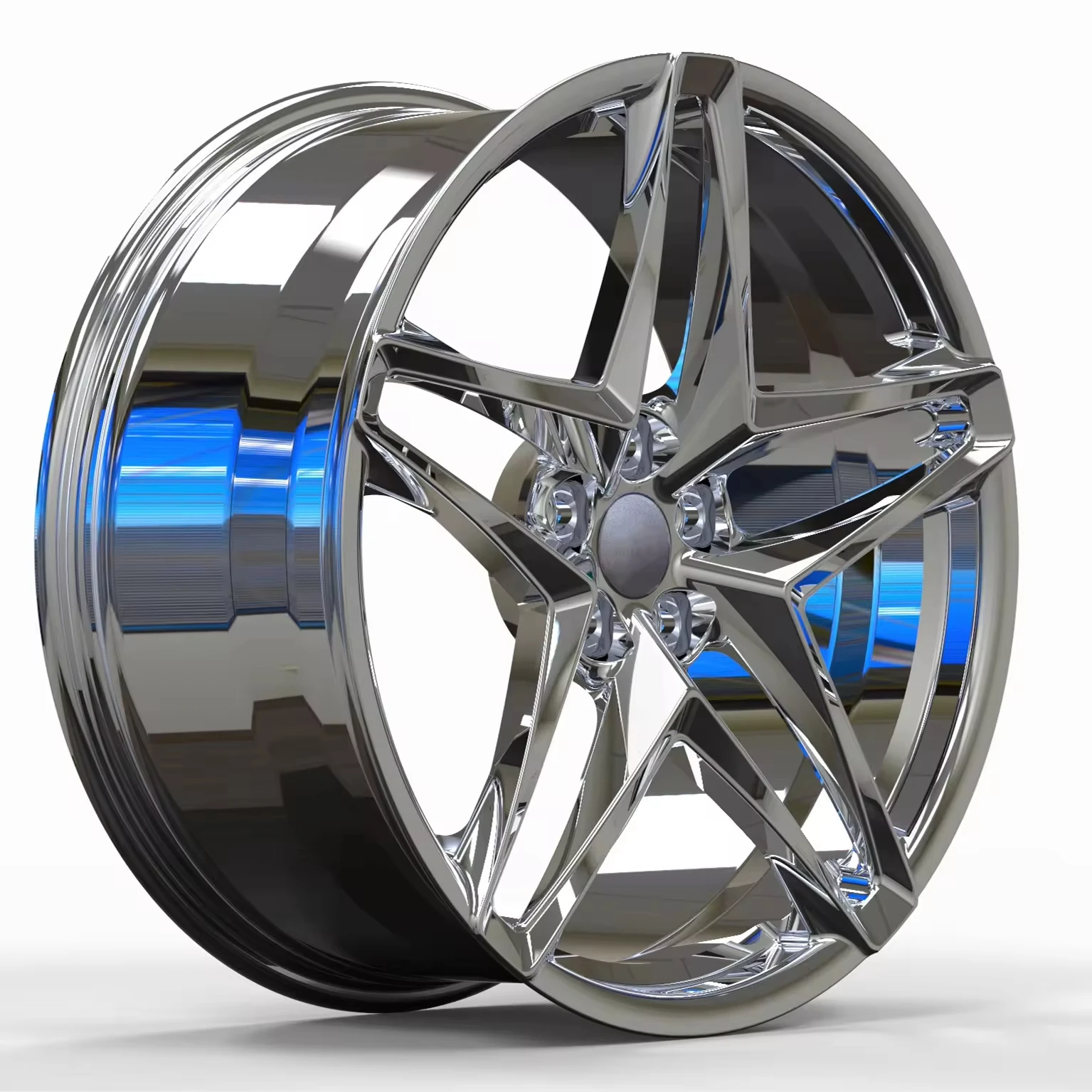 18-24 Inch Chrome Brushed Custom Sport Forged Alloy Wheel Rims Universal Aftermarket Car Modification Parts