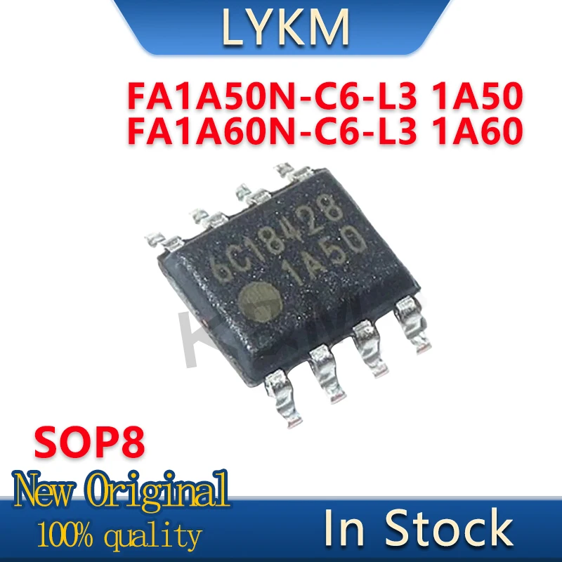 5-10/PCS New Original FA1A50N-C6-L3 FA1A50N 1A50 FA1A60N-C6-L3 FA1A60N 1A60 SOP8 Power managemen chip In Stock